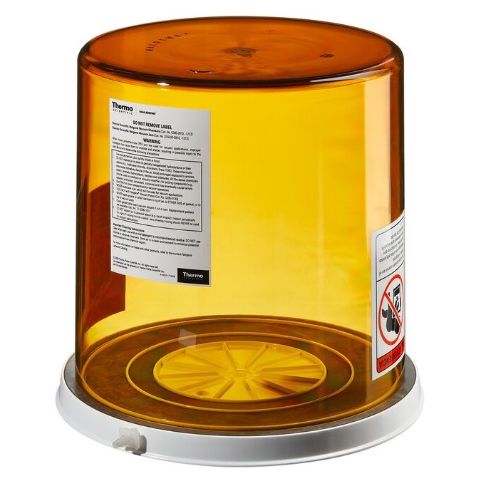 Thermo Scientific 5305-0910 Nalgene Vacuum Chamber, 8.3 L - Transparent Amber (Each)