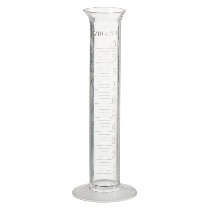 Thermo Scientific Nalgene PMP Economy Plastic Graduated Cylinders - 3665-0010 - 10 mL - PMP - 24/Cs