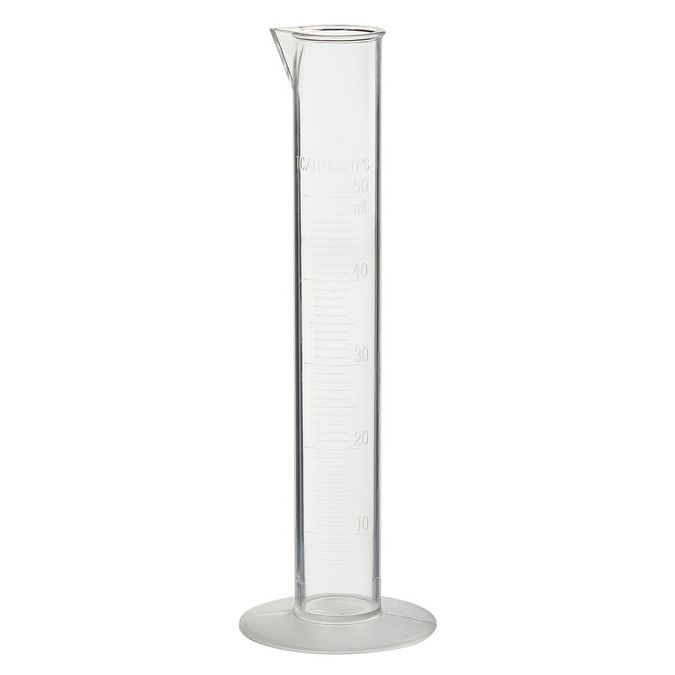 Thermo Scientific Nalgene PMP Economy Plastic Graduated Cylinders - 3665-0050 - 50 mL - PMP - 18/Cs