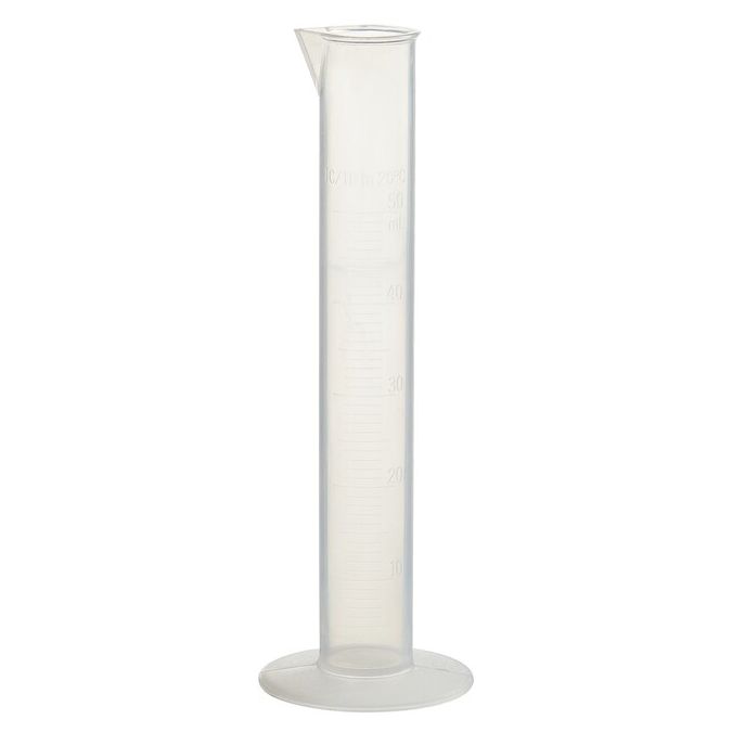 Thermo Scientific Nalgene Polypropylene Economy Plastic Graduated Cylinders - 3664-0050 - 50 mL - Polypropylene