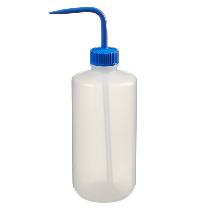 Thermo Scientific 2422-3500 Nalgene Color-Coded LDPE Wash Bottles, 500 mL - Natural (Case of 24)