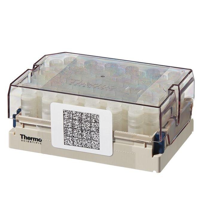 Thermo Scientific Nunc 2.0mL Internally-Threaded Universal Tubes - 374510 - 2.0 mL - Universal Tubes in Latch Rack - Natural - 480/Cs