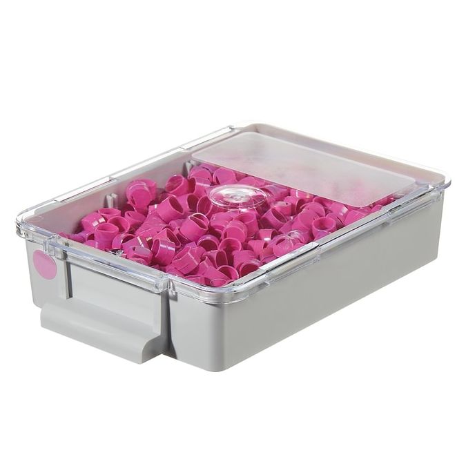 Thermo Scientific Cryo Vial Closure Color Coders - Pink - Case of 2000 - 375884