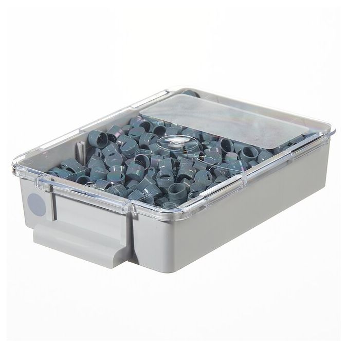 Thermo Scientific Cryo Vial Closure Color Coders - Gray - Case of 2000 - 375906