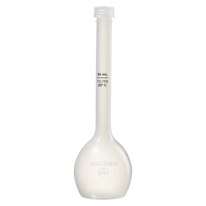 Thermo Scientific Nalgene Class B Polypropylene Copolymer Volumetric Flasks with Closure - 4000-0050 - Not applicable - Screw