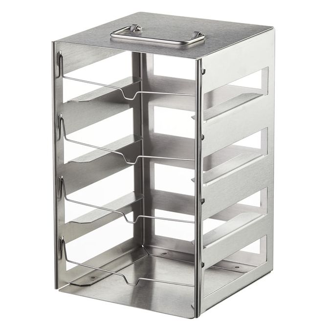 Thermo Scientific CryoBox Freezer Racks - 14.3. x 14 x 22.5 cm - Stainless Steel - 5036-0004