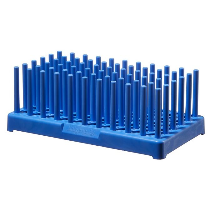 Thermo Scientific Nalgene Polypropylene-Filled Test Tube Peg Racks - 7.3 x 4.1 x 2.75 in. (18.7 x 10.5 x 7 cm) - Filled Polypropylene - 5977-0317