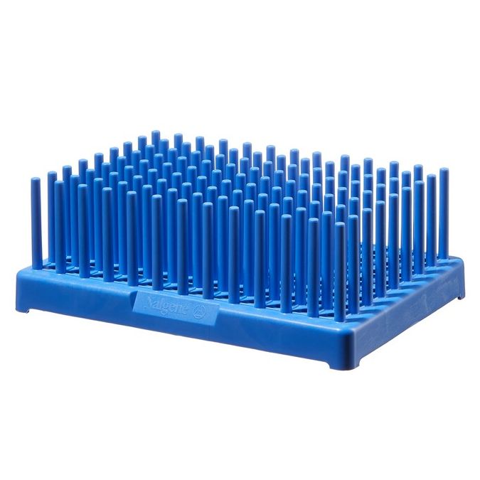 Thermo Scientific Nalgene Polypropylene-Filled Test Tube Peg Racks - 7 x 5 x 2.5 in. (17.9 x 12.7 x 6.4 cm) - Filled Polypropylene - 5977-0313