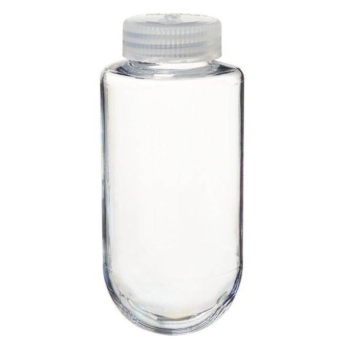 Thermo Scientific 3123-0250 Nalgene Spherical-Bottom Polycarbonate Centrifuge Bottle, 250 mL - Clear (Case of 36)