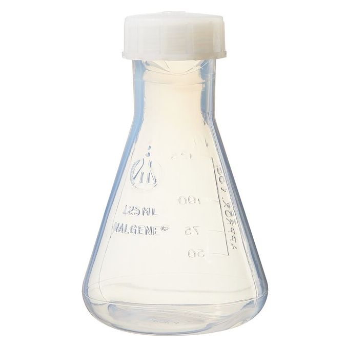 Thermo Scientific Nalgene Erlenmeyer Flasks made with Teflon fluoropolymer and Closure made with Tefzel - 4106-0125 - Screw