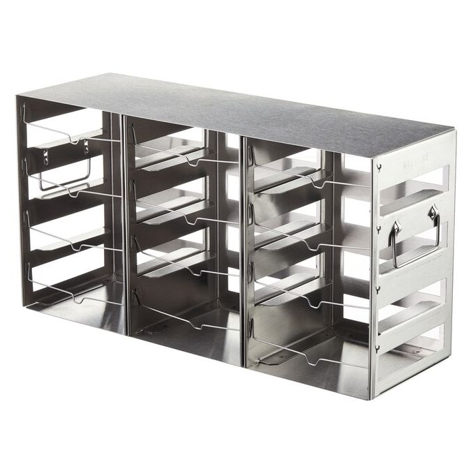 Thermo Scientific CryoBox Freezer Racks - 22.5 x 44.4 x 14.3 cm - Stainless Steel - 5038-4322