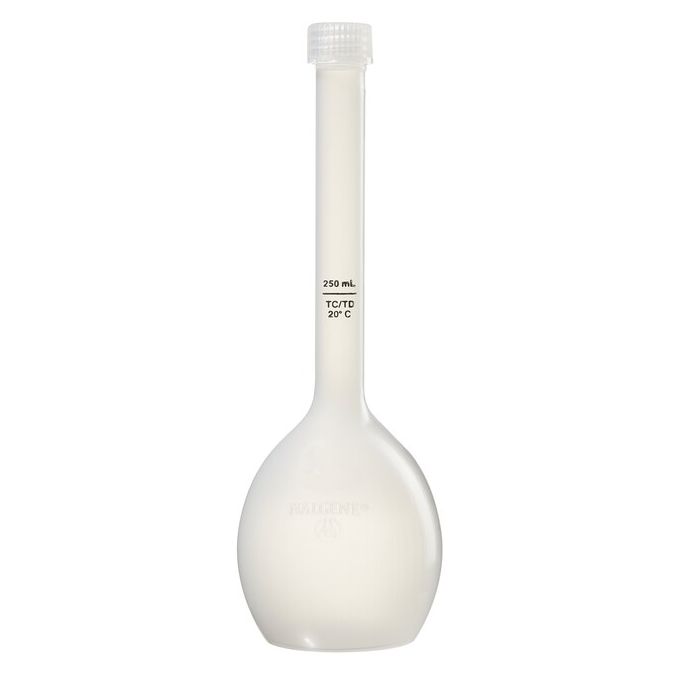 Thermo Scientific Nalgene Class B Polypropylene Copolymer Volumetric Flasks with Closure - 4000-0250 - Not applicable - Screw