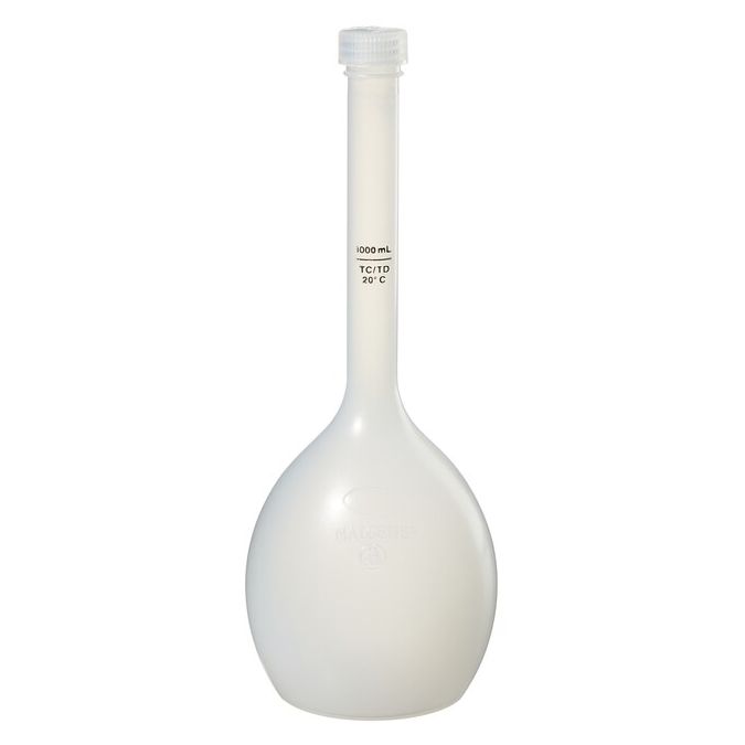 Thermo Scientific Nalgene Class B Polypropylene Copolymer Volumetric Flasks with Closure - 4000-1000 - Not applicable - Screw