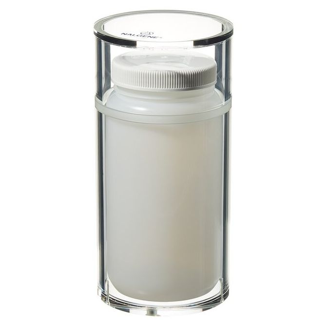 Nalgene Acrylic Benchtop Beta Waste Container with Polyethylene Bottle