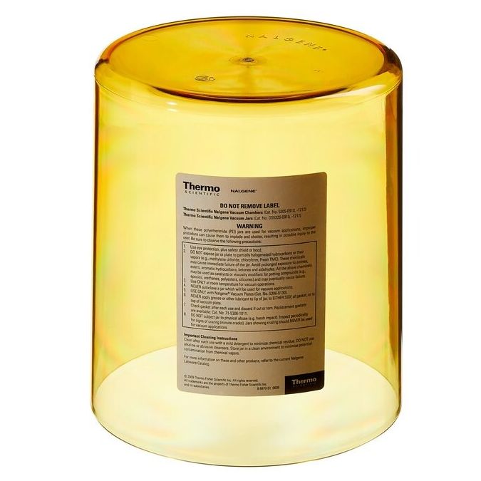 Thermo Scientific DS5320-0910 Nalgene Polyetherimide Replacement Vacuum Jars, 8.3 L - Transparent Amber (Each)