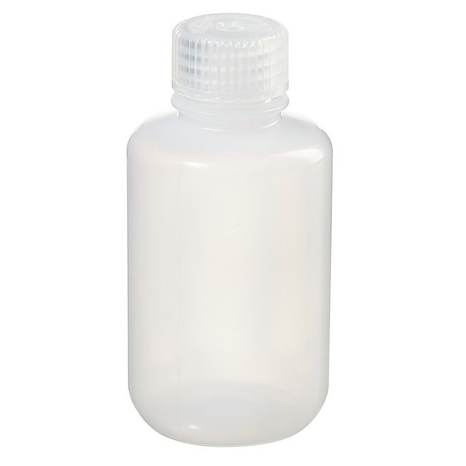 Thermo Scientific 382003-0004 Nalgene LDPE Low Particulate/Low Metals Bottles with Closure, 125 mL - Translucent (Case of 72)