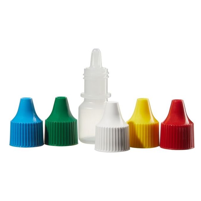 Thermo Scientific 2752-9125 Nalgene Dropper Bottles with Control Dispensing Tip, 4 mL - Translucent (Case of 25)