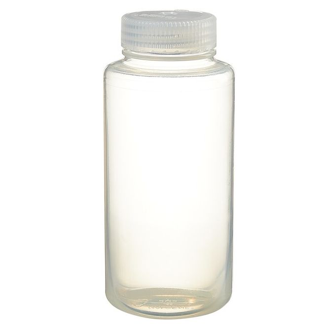 Thermo Scientific 2107-0016 Nalgene Wide-Mouth PMP Bottles with Closure, 500 mL - Clear (Case of 16)