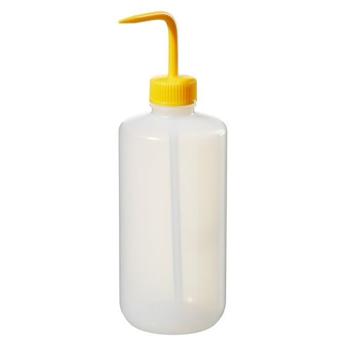 Thermo Scientific 2422-2500 Nalgene Color-Coded LDPE Wash Bottles, 500 mL - Natural (Case of 24)