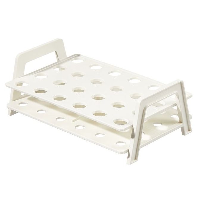 Thermo Scientific Nalgene Microcentrifuge Tube Rack: ResMer Manufacturing Technology - 5.75 x 3.5 x 2 in. (14.3 x 9.0 x 5.2cm) - RESMER - 5973-0015