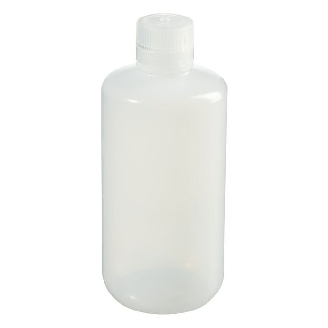 Thermo Scientific 382003-0032 Nalgene LDPE Low Particulate/Low Metals Bottles with Closure, 1 L - Translucent (Case of 24)