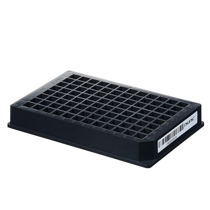 Thermo Scientific Nunc Barcoded Lock Rack for Cryobank Vials and Bank-It Systems - 374028 - 0.5 mL (Tube), 0.1 mL (Tube) - Barcoded Loose Rack - Black - 10/Cs