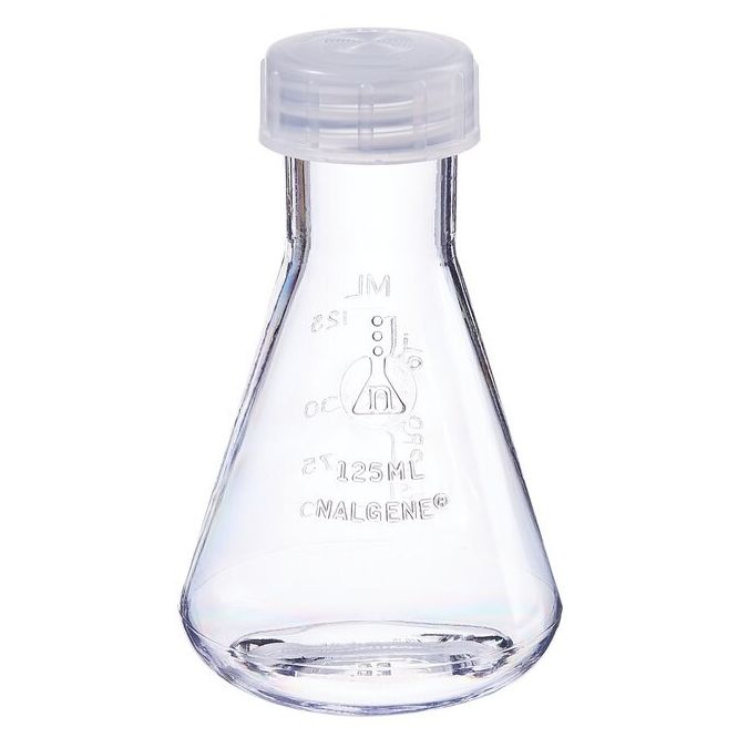 Thermo Scientific Nalgene Polycarbonate Erlenmeyer Flasks With Closure - 4108-0125 - Screw