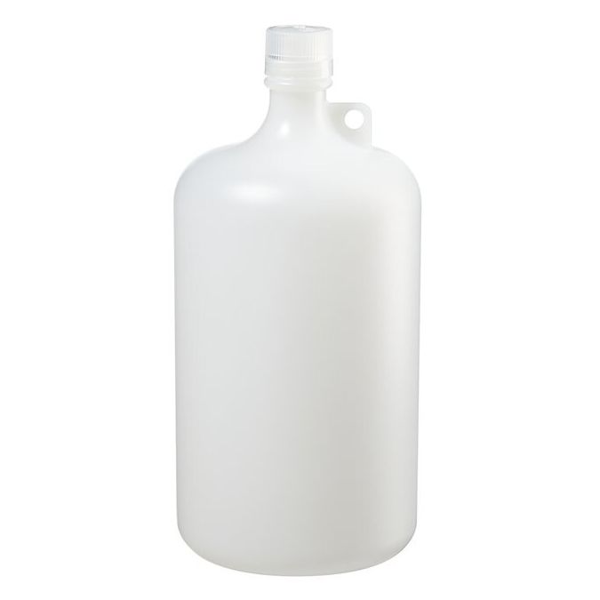 Thermo Scientific 2099-0010 Nalgene Narrow-Mouth HDPE IP2 Bottles, 4000 mL - Translucent (Case of 6)