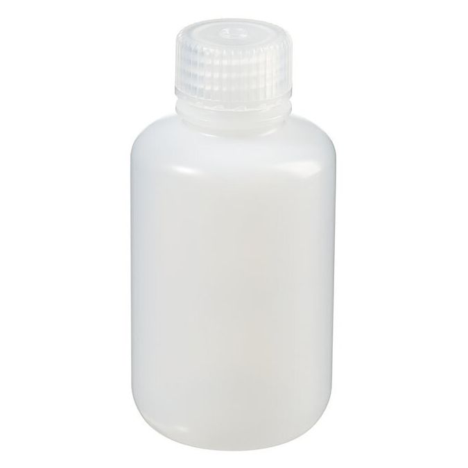 Thermo Scientific 312089-0004 Nalgene Narrow-Mouth Natural HDPE Packaging Bottles with Closure: Bulk Pack, 125 mL - Translucent (Case of 500)