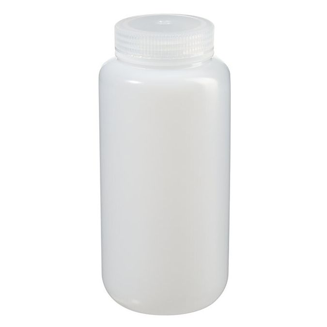 Thermo Scientific 312189-0032 Nalgene Wide-Mouth HDPE Packaging Bottles with Closure: Bulk Pack, 1000 mL - Translucent (Case of 50)
