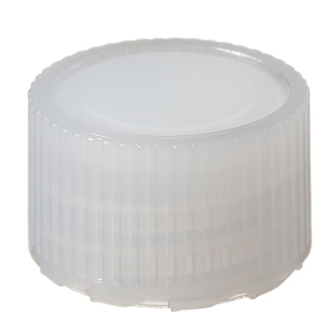 Thermo Scientific Nalgene HDPE High-Profile Closures With Color Coders For Micro Packaging Vials - Nonsterile - Natural - 11 mm - Case of 1000 - 362830-0119