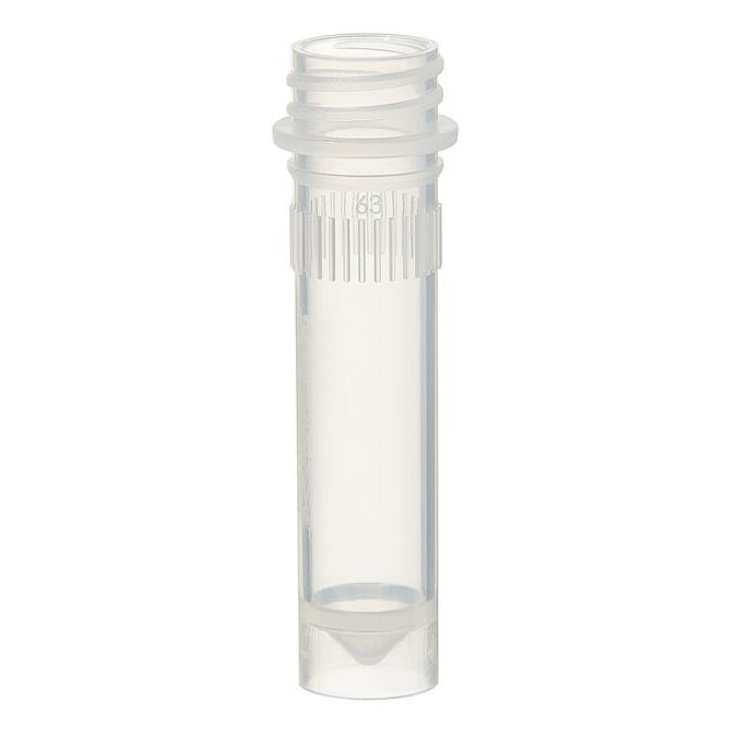 Thermo Scientific Nalgene Natural PPCO Micro Packaging Vials - Sterile, Bulk Pack - Natural Translucent - 11 mm - Case of 1000 - 342800-0020