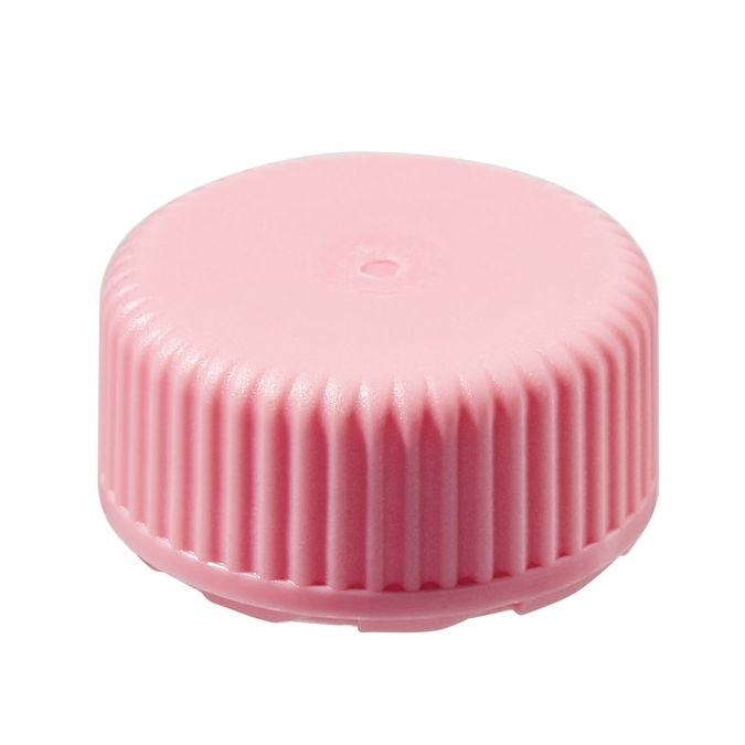  Nalgene PPCO Low-Profile Closures for Micro Packaging Vials - Sterile, Bulk Pack - Pink - 11 mm - Each - 342821-1112