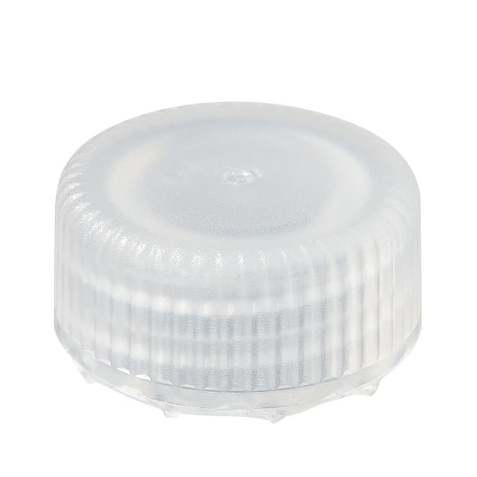 Thermo Scientific Nalgene PPCO Low-Profile Closures for Micro Packaging Vials - Sterile, Bulk Pack - Natural - 11 mm - Case of 1000 - 342821-0110