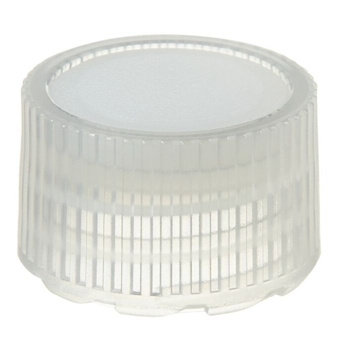 Thermo Scientific Nalgene PPCO High Profile Closures with Color Coders for Micro Packaging Vials - Sterile, Bulk Pack - Natural - 11 mm - Case of 1000 - 342820-0119