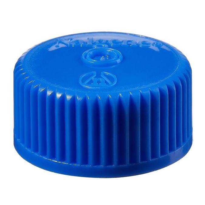 Thermo Scientific Nalgene Colored Polypropylene Closures with 28-415 Finish - 28-415 mm - Polypropylene - 500/Cs - 362150-6280