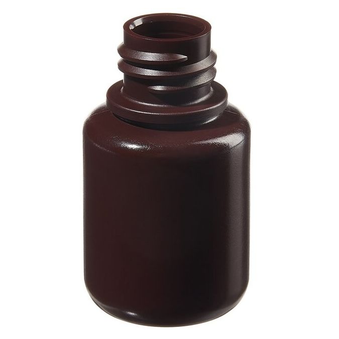 Thermo Scientific 362085-0001 Nalgene Narrow-Mouth Opaque Amber HDPE Packaging Bottles without Closure: Bulk Pack, 30 mL - Opaque Amber (Case of 1000)