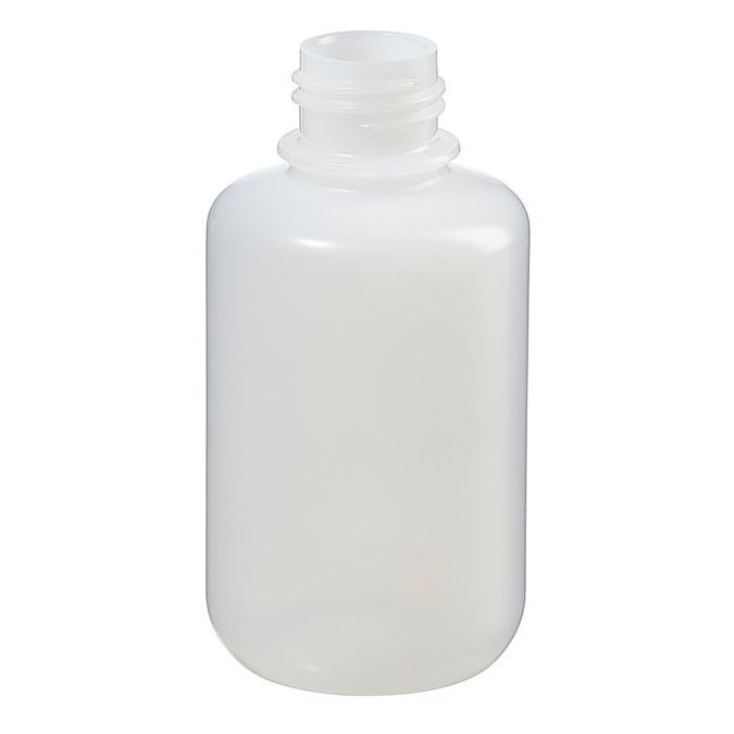Thermo Scientific 362089-0004 Nalgene Narrow-Mouth HDPE Packaging Bottles without Closure: Bulk Pack, 125 mL - Translucent (Case of 500)