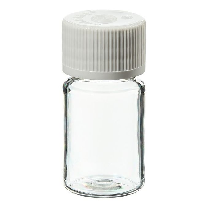 Thermo Scientific 342035-0005 Nalgene Clear PETG Diagnostic Bottles with Closure: Sterile, Bulk Pack, 5 mL - Clear (Case of 500)
