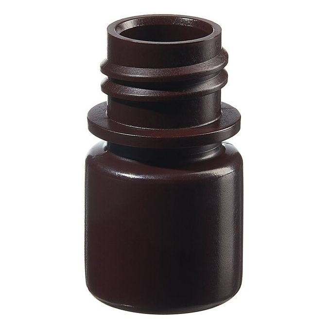 Thermo Scientific 362004-9025 Nalgene Opaque Amber HDPE Diagnostic Bottles without Closure: Bulk Pack, 8 mL - Opaque Amber (Case of 2000)