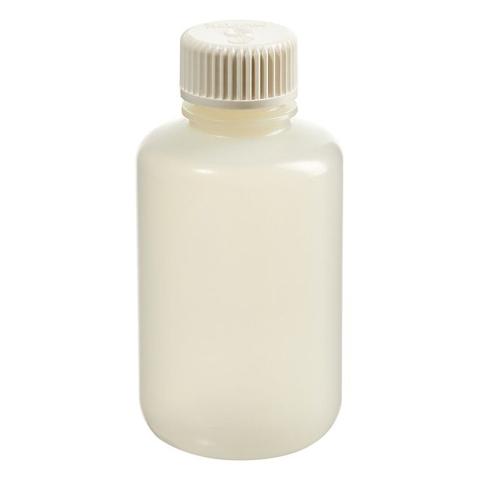 Thermo Scientific 342089-0004 Nalgene Narrow-Mouth HDPE Packaging Bottles With Closure: Sterile, Shrink-Wrapped Trays, 125 mL - Translucent (Case of 240)