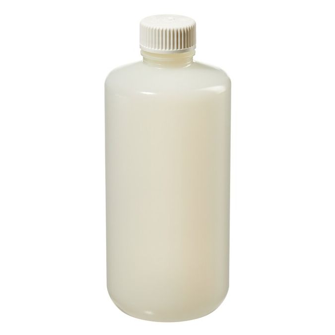 Thermo Scientific 342089-0016 Nalgene Narrow-Mouth HDPE Packaging Bottles With Closure: Sterile, Shrink-Wrapped Trays, 500 mL - Translucent (Case of 120)