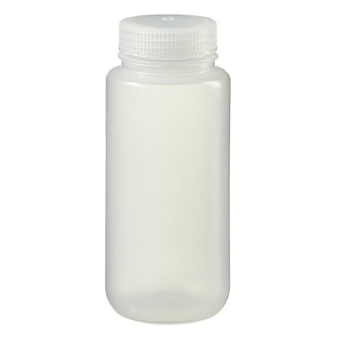 Thermo Scientific 312187-0016 Nalgene Wide-Mouth PPCO Packaging Bottles with Closure: Bulk Pack, 500 mL - Translucent (Case of 125)