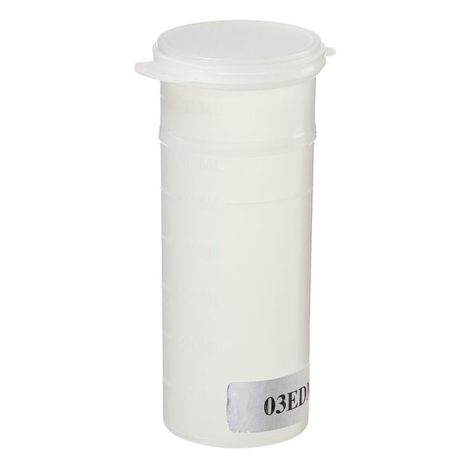 Thermo Scientific Capitol Vial Flip-Top Polypropylene Containers - Natural - Case of 400 - 03EDM33