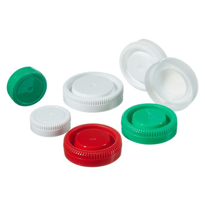 Thermo Scientific Caps for Samco Histology Bio-Tite Nonsterile Specimen Containers - 5A 0044 - Non-sterile - Green - 2000/Cs.
