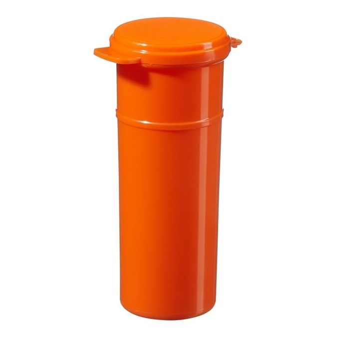 Thermo Scientific Capitol Vial Flip-Top Polypropylene Containers - Dark Orange - Each - 02 DKORANGE