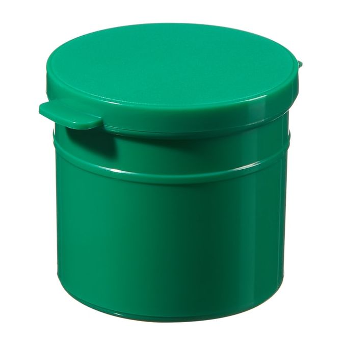 Thermo Scientific Capitol Vial Flip-Top Polypropylene Containers - Evergreen - Each - 2.5EVERGREEN