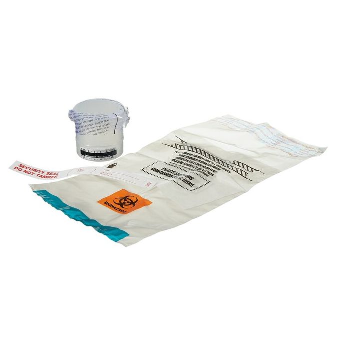 Thermo Scientific Capitol Vial 90 mL Specimen Collection Kits - 91024TV - 90 mL - Non-sterile - 100/Cs.