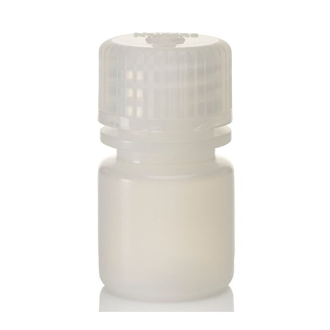 Thermo Scientific 362002-9025 Nalgene Natural HDPE Diagnostic Bottles without Closure: Bulk Pack, 8 mL - Translucent (Case of 2000)