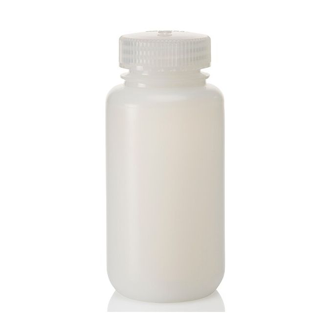 Thermo Scientific 2104-0008 Nalgene Wide-Mouth Lab Quality HDPE Bottles, 250 mL - Translucent (Case of 72)